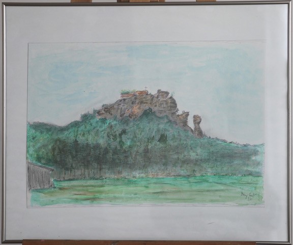  unleserlich - Pfälzer Felsen
