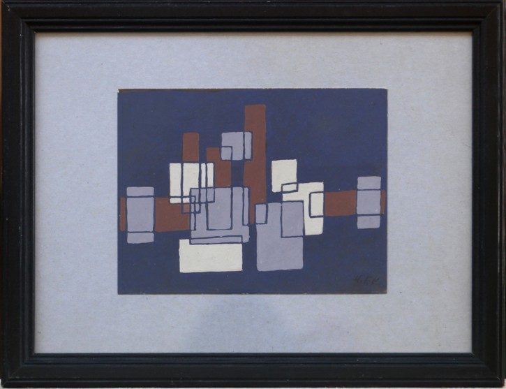 Heinz Friedrich Kirchner - Studie mit Rechtecken