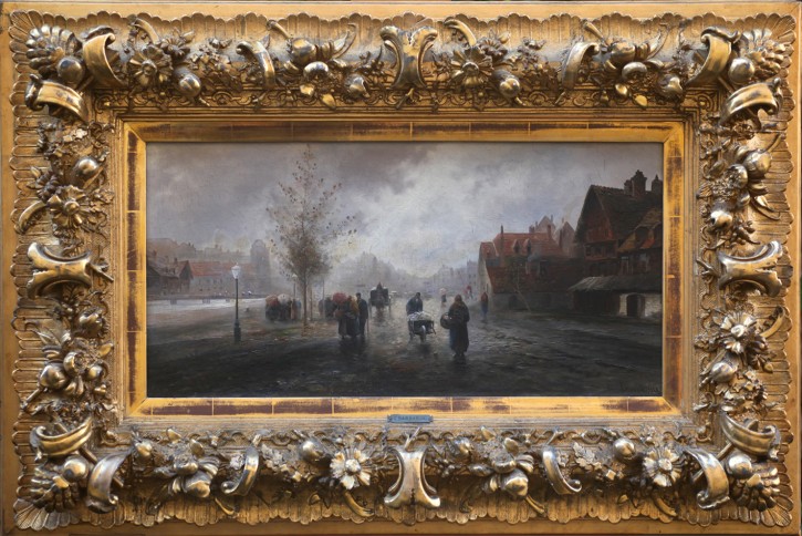 Emil Barbarini - Strassenszene