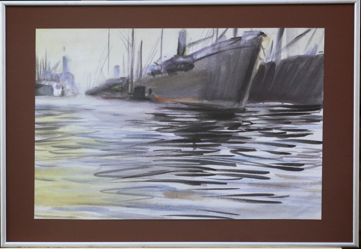  nicht signiert - im Hafen