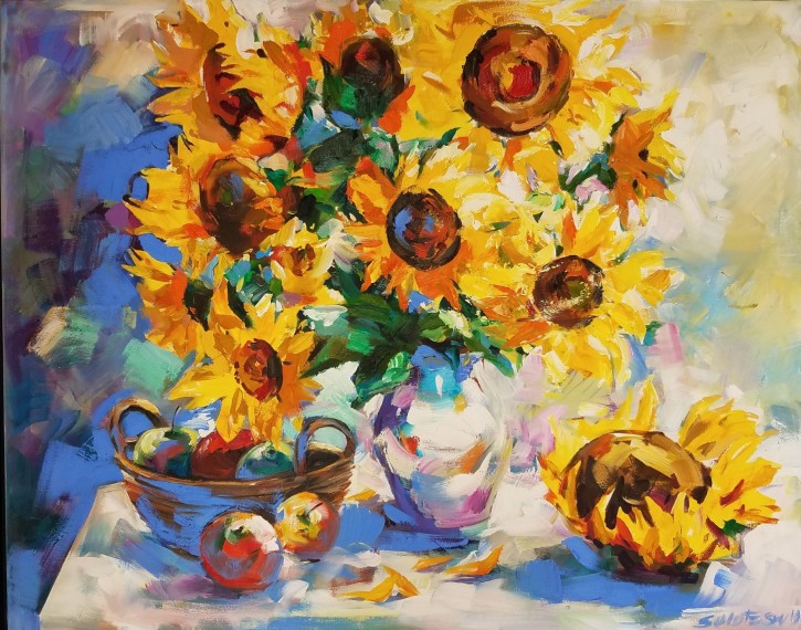 Alexander Solotzew<br>Sonnenblumen