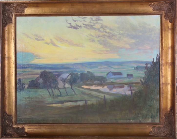 E. Giersing<br>Landschaft im Morgenlicht