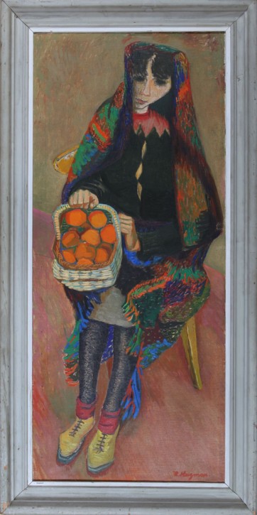 Rune Hagman<br>Landfahrerfrau mit Fruchtkorb