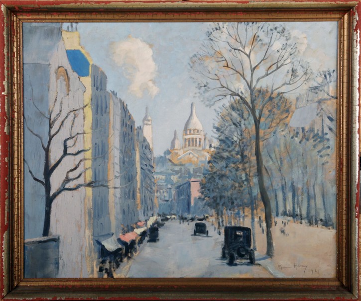 Maurice Herry<br>Strasse in Paris